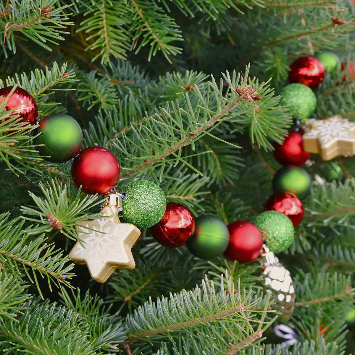 Guirlande de Noël – Boules et Étoiles, Incassable