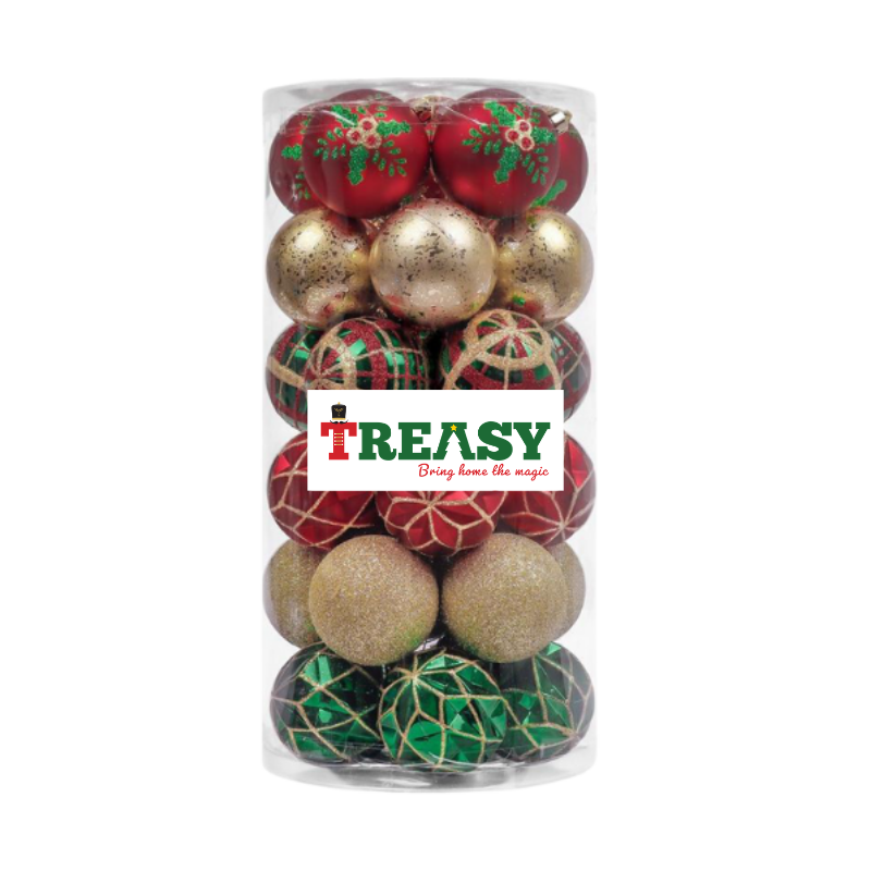 Christmas Tree Ornaments – Shatterproof, 60mm