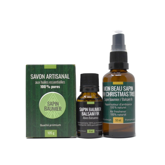 Balsam Fir Scent Trio – Soap, Essential Oil & Spray