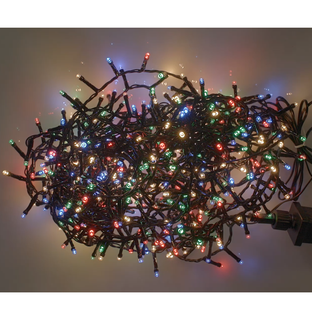 Lumières DEL pour Sapin de Noël – Ensemble de 300, 8 Fonctions